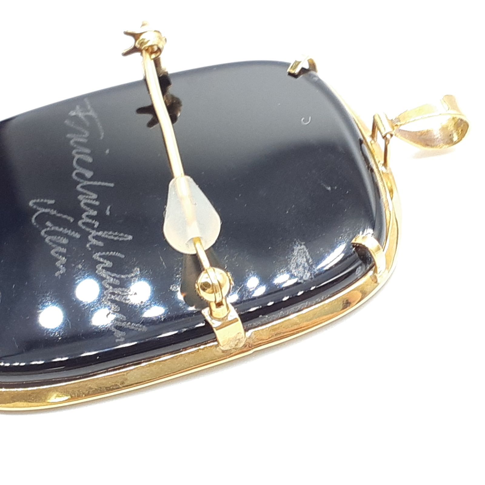 ブローチ ペンダント トップ カメオ ストーン フリードリヒ