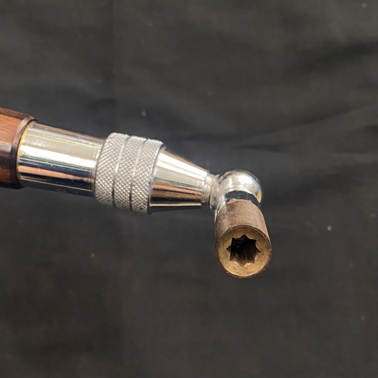 中古品】イトーシン ITOSIN チューニングハンマー ピアノ調律工具 木製