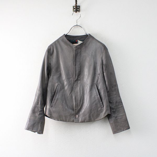 2020AW Pal'las Palace パラスパレス イタリアンラムレザー ノーカラー