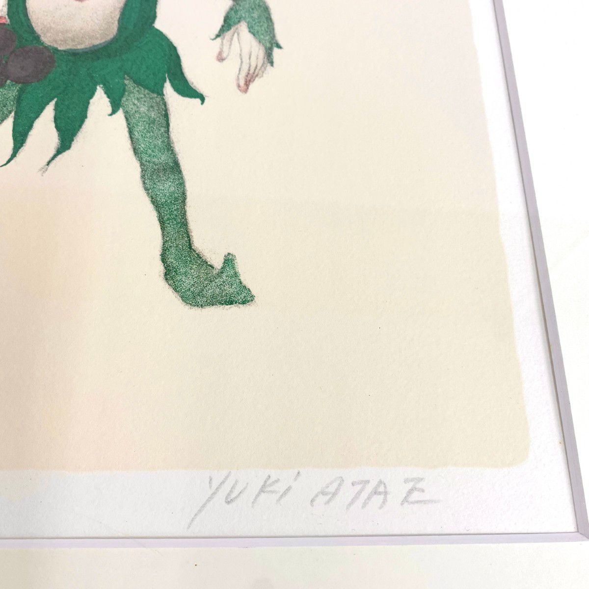 与勇輝 YOKI ATAE 創作人形 「ニングル人形」 リトグラフ 53/160 直筆