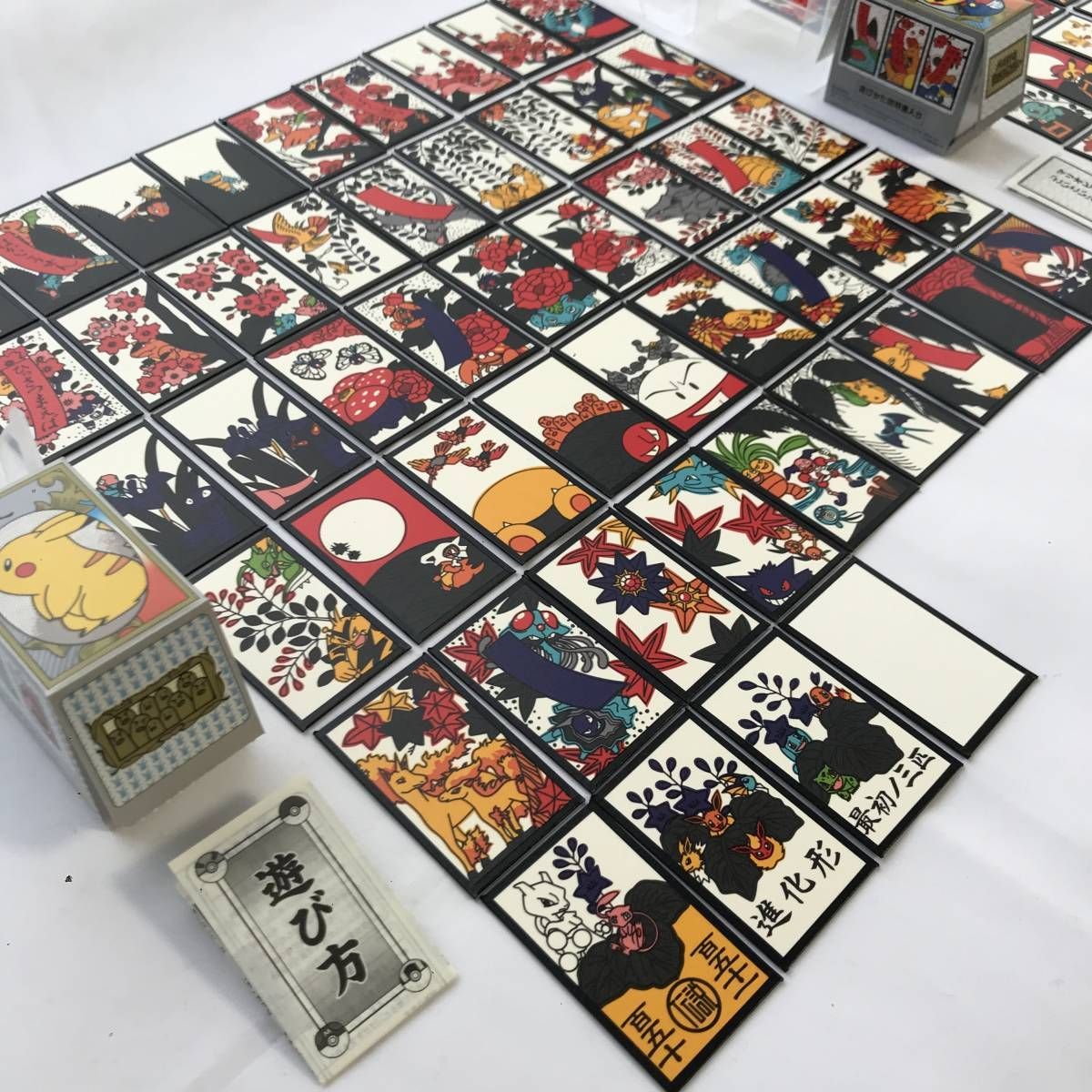 ポケモン 花札 マリオピカチュウ 開封済み ポケモン 花札 マリオ