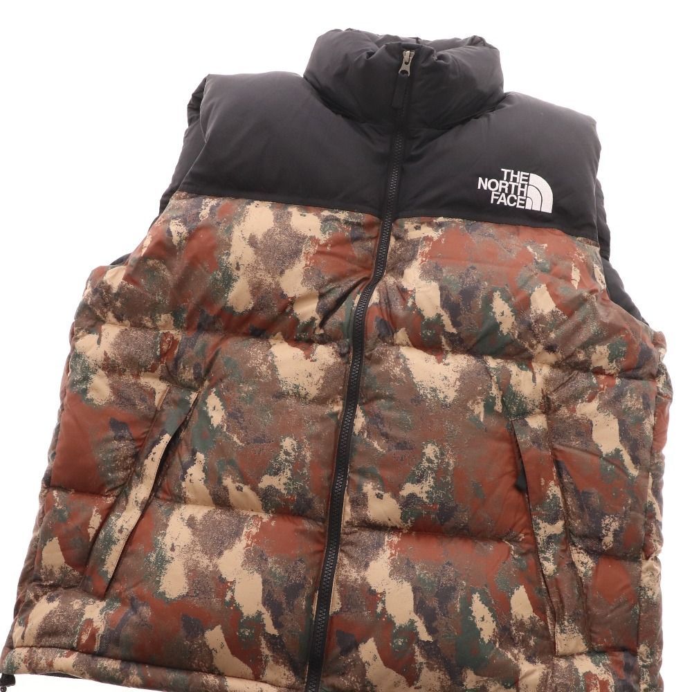 ノースフェイス ダウンベスト カモフラ柄 メンズXL 【公式通販】