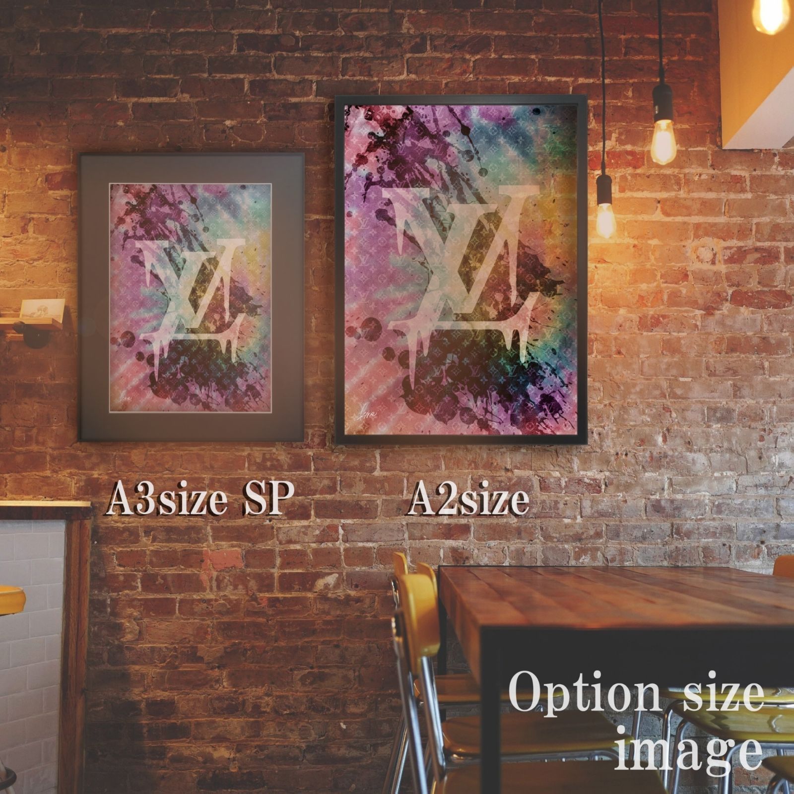 CHROMEHEARTS type☆A4額装済アートポスター.#335☆クロムハーツ