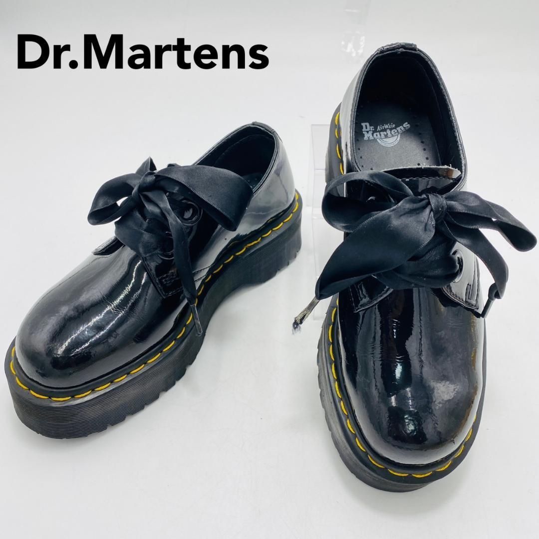 Dr.Martens HOLLY サテンリボン ドレスシューズ エナメル UK5 ドクター