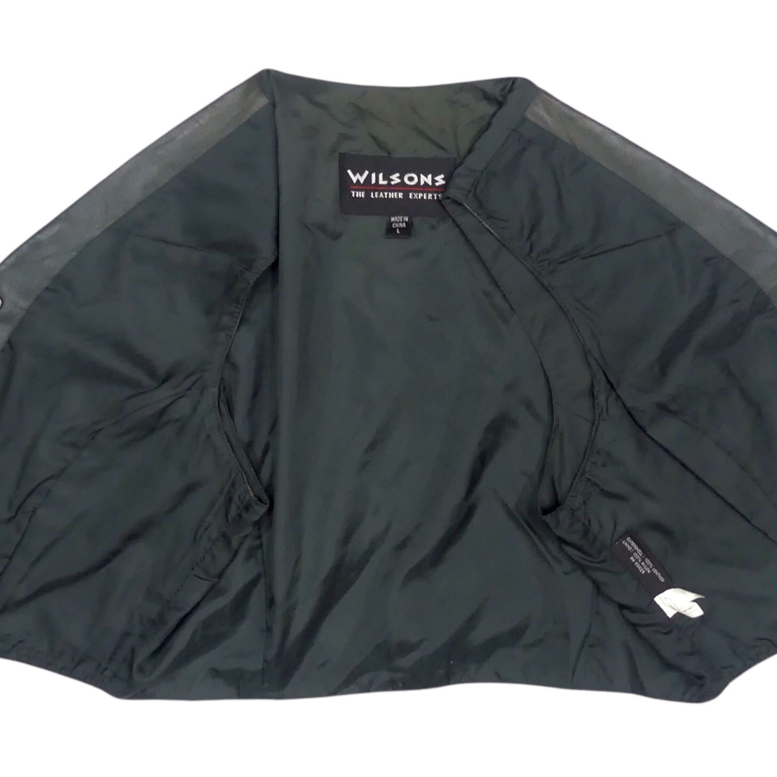 WILSONS ウィルソンズ レザーベスト L バイカー メンズ ライダース