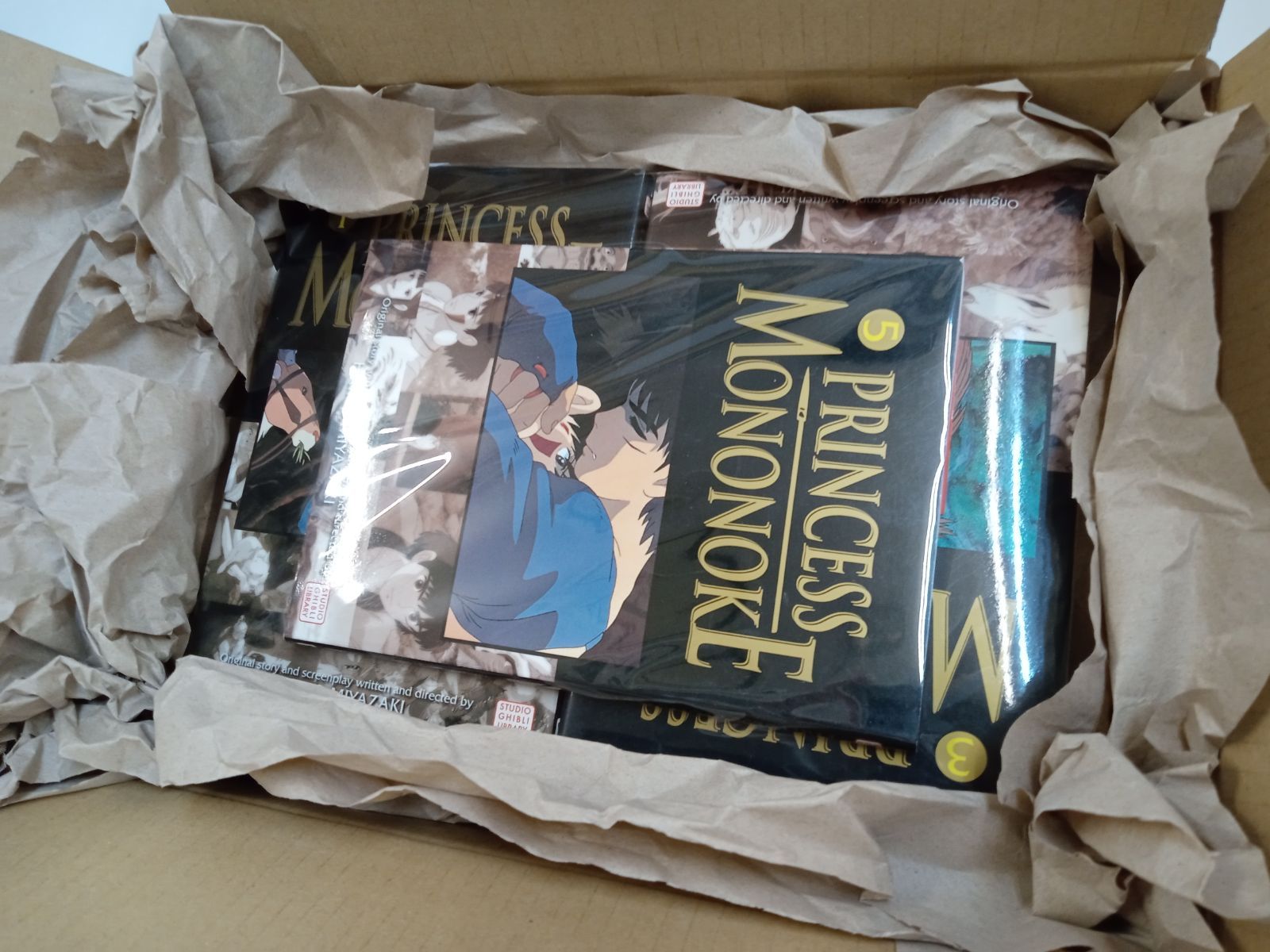 英語版 もののけ姫 全巻 1-5 英語版 もののけ姫 全巻 1-5 - メルカリ