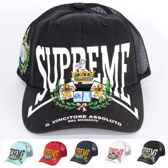 Supreme シュプリーム クレスト メッシュバック シックスパネル
