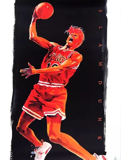 中古】ポスター(アニメ) B2ポスター 桜木花道Ver. 「SLAM DUNK