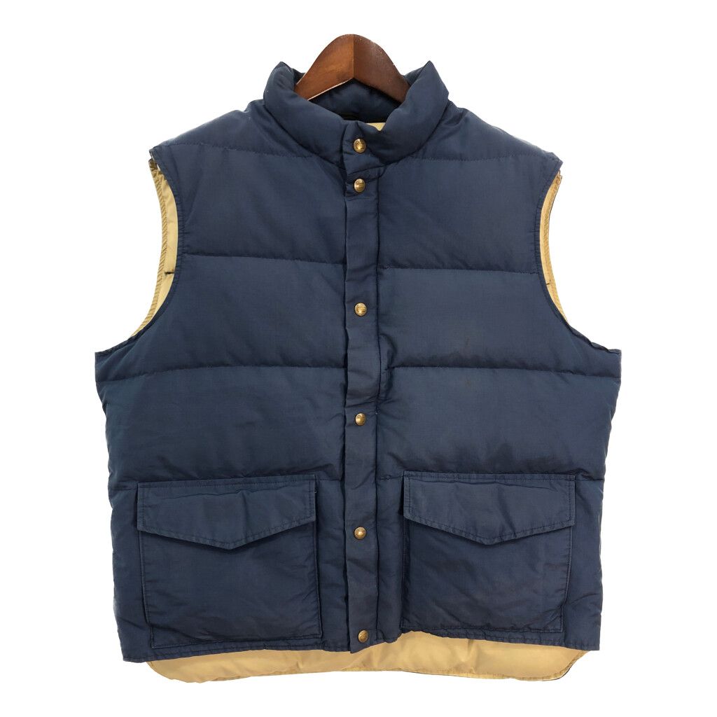 80年代 WOOLRICH ウールリッチ ダウンベスト ブルー (メンズ L相当