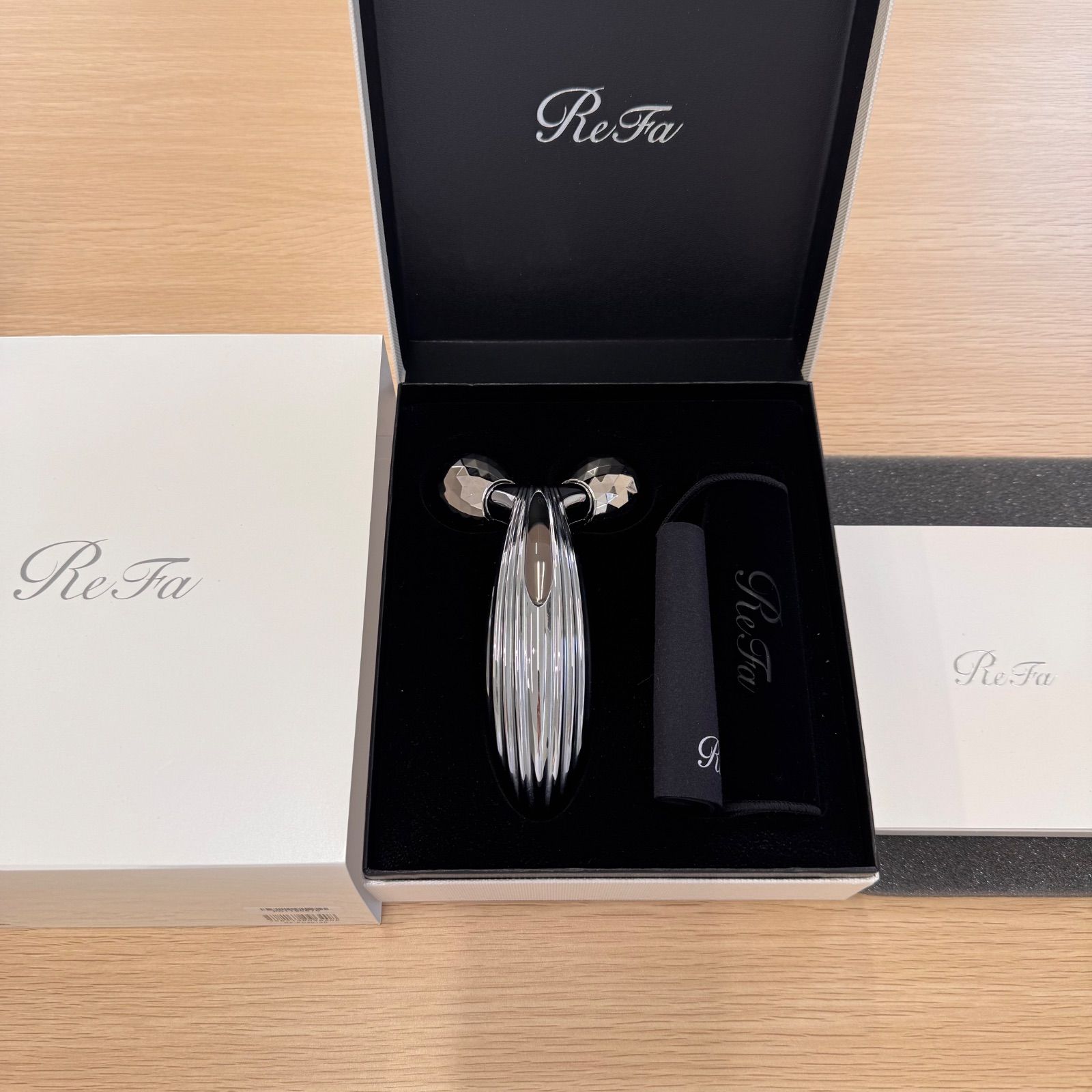 極美品】 ReFa リファカラットレイフェイス 美顔ローラー シルバー