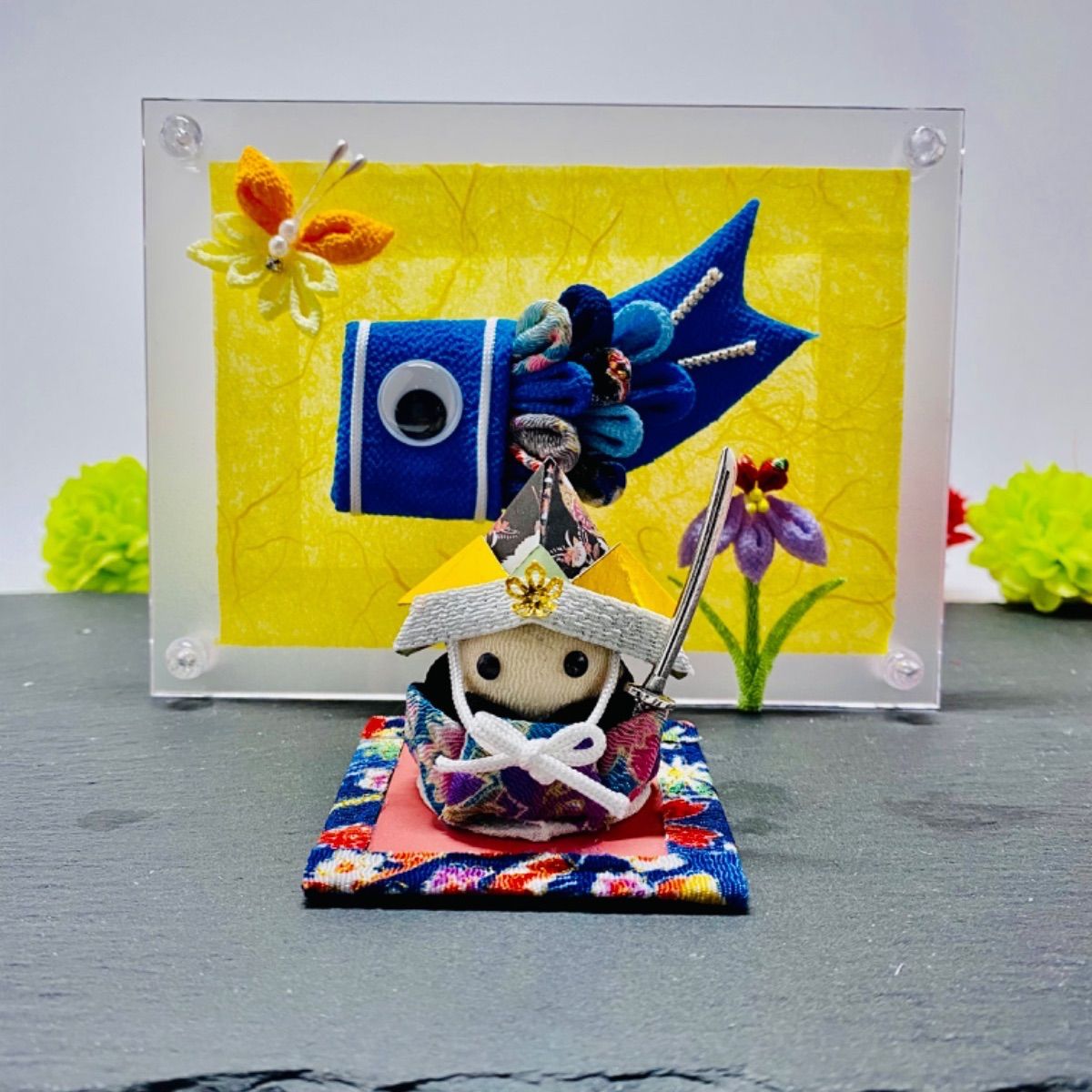 つまみ細工 五月人形 こどもの日 兜 端午の節句 こいのぼり - メルカリ