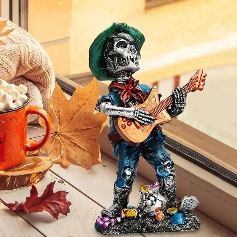 置物 装飾品 人形 フィギュア ミュージシャン ギタリスト 楽器演奏