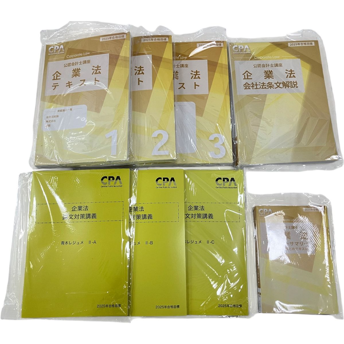 東京CPA会計学院 2024年2025年目標 フルセット 2025年度目標】公認