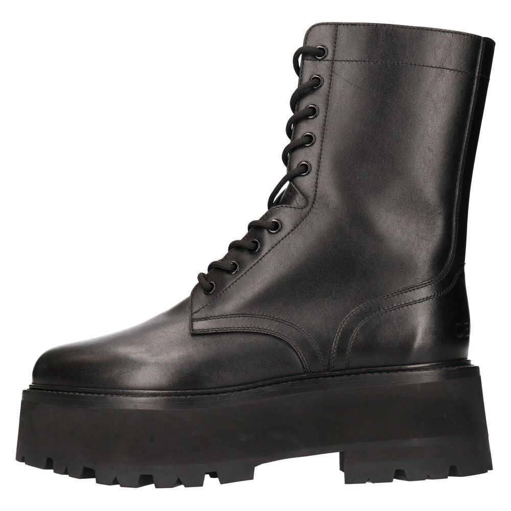 CELINE (セリーヌ) バルキー MAXX レースアップ レザー ブーツ