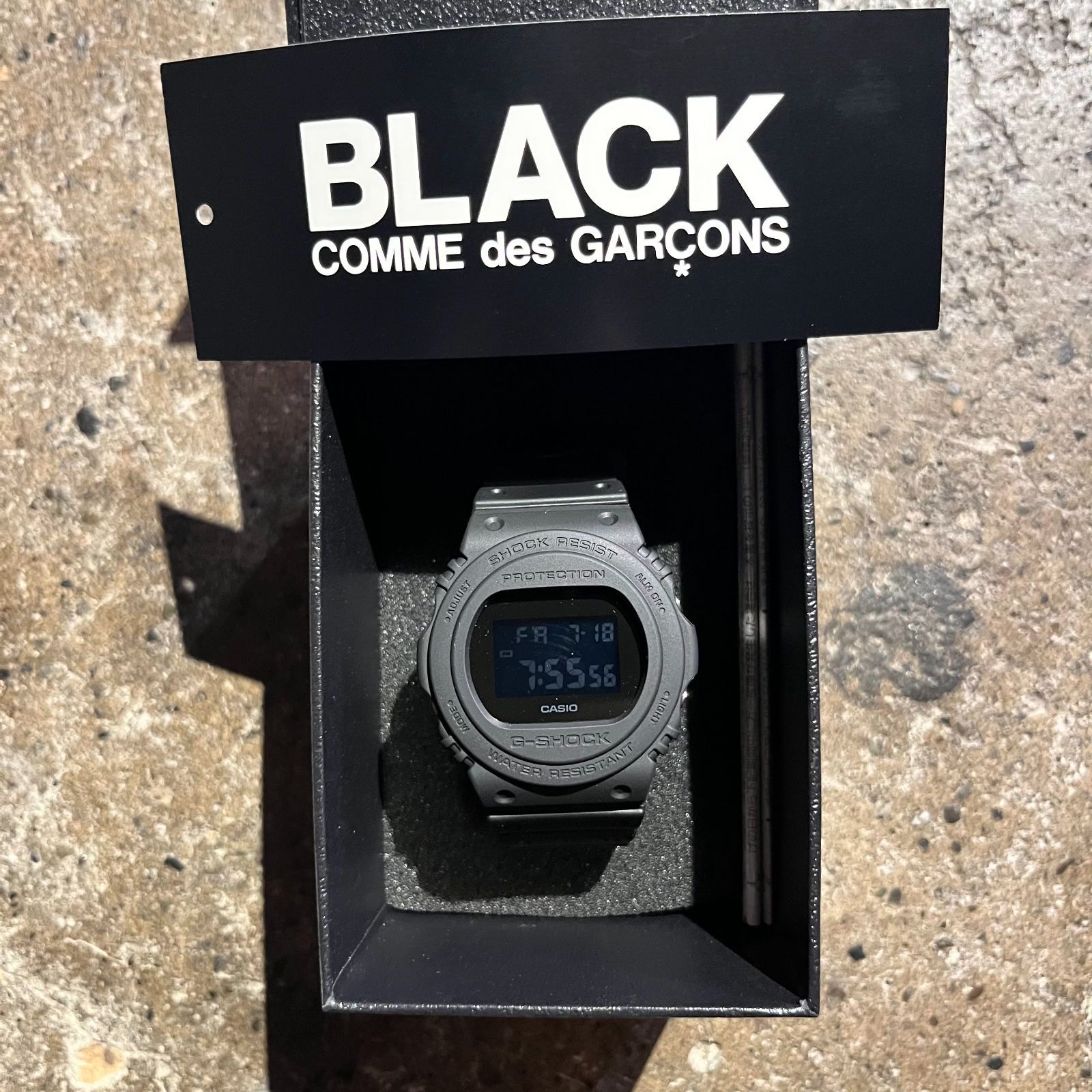 BLACK COMME des GARCONS 22ss ×CASIO G-SHOCK OI-K801-051 ブラック