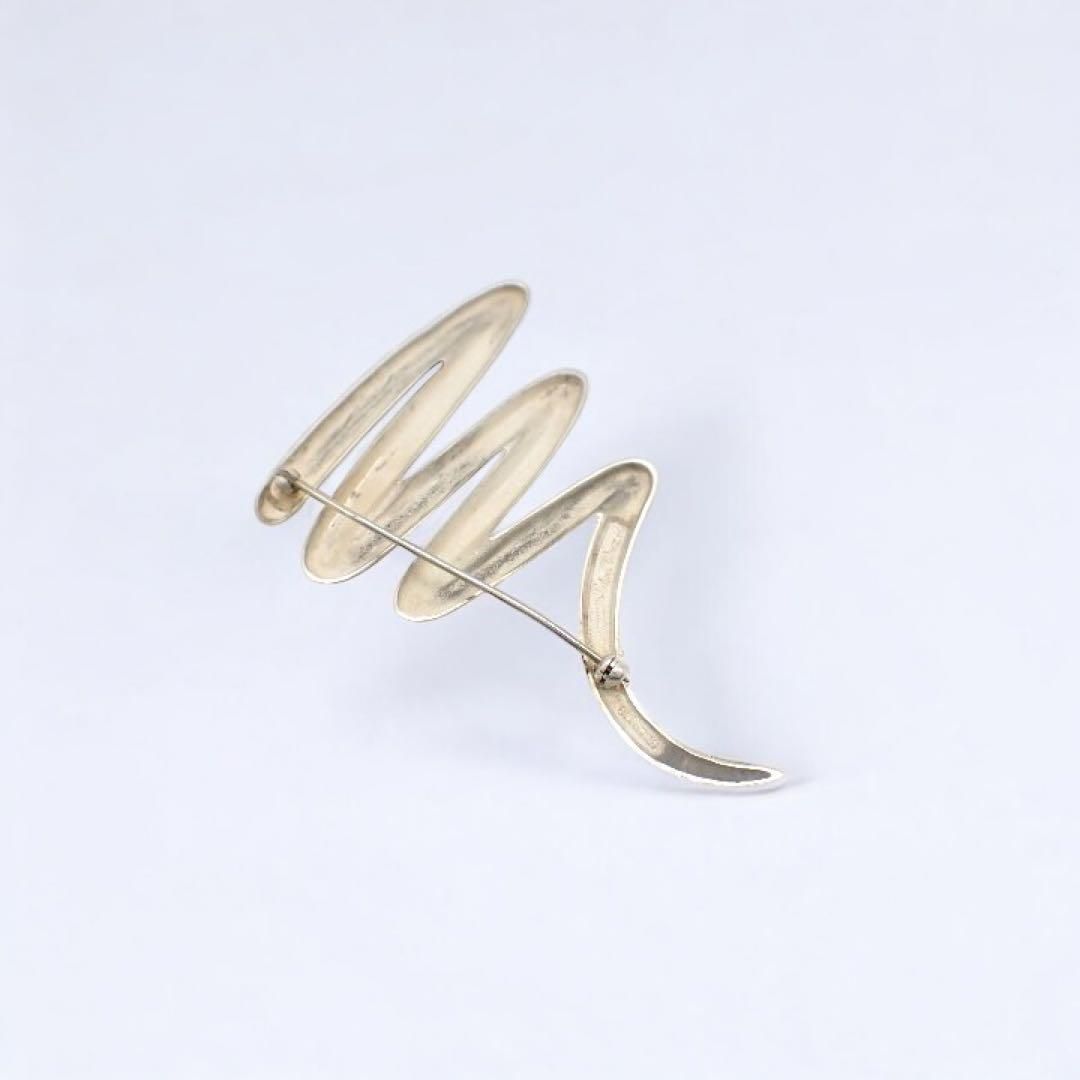 美品 稀少 ラージサイズ☆ ティファニー スクリブル ブローチ SV925 美