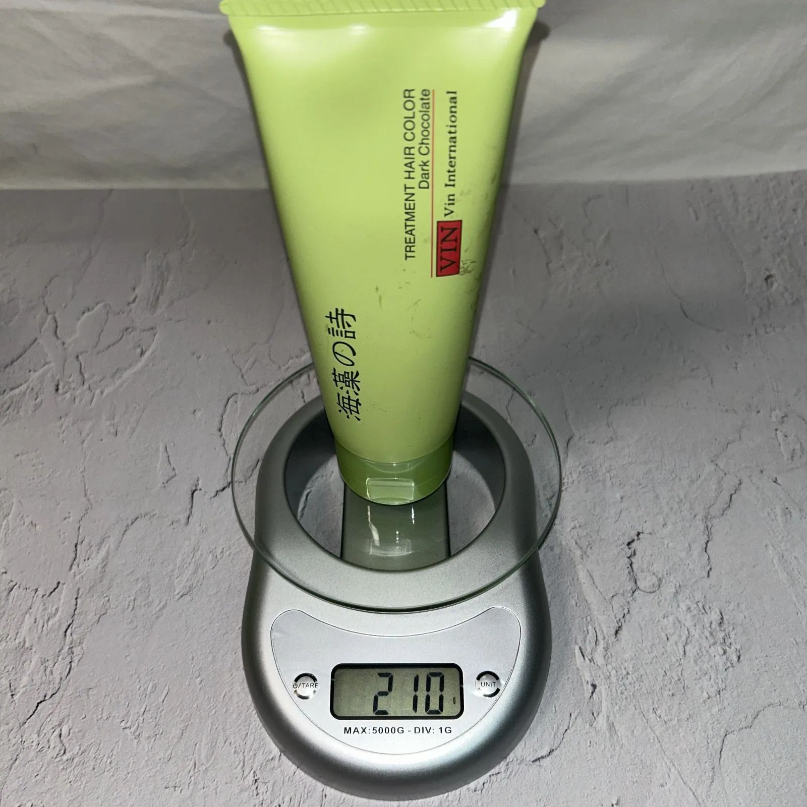 使用品】海藻の詩 ダークチョコレート トリートメントヘアカラー