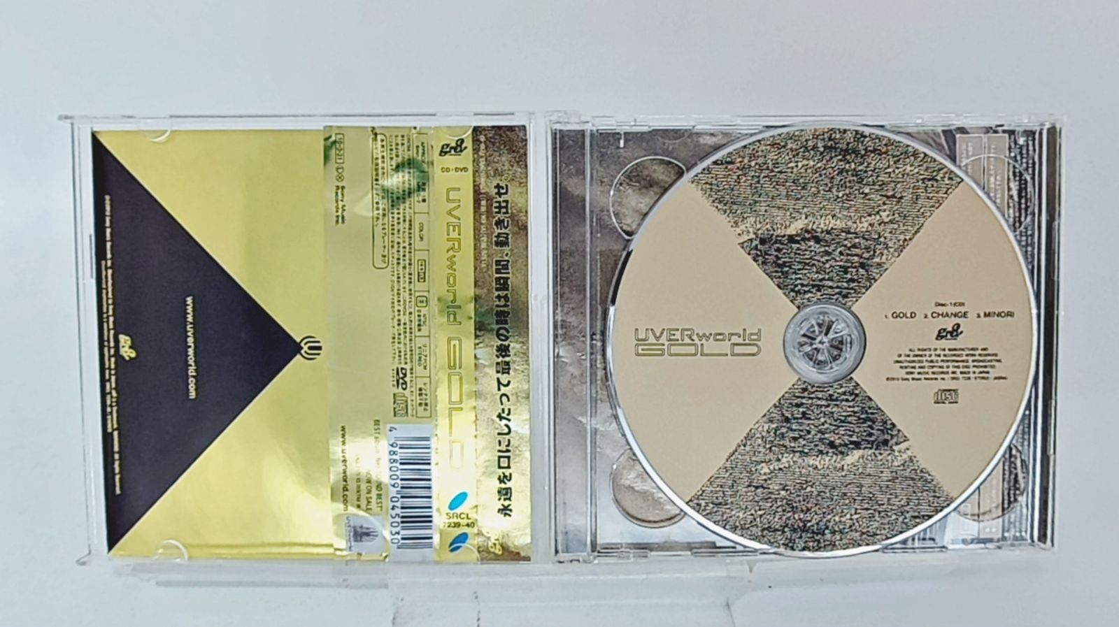 国内盤CD☆ウーバーワールド/UVERworld□ GOLD(初回生産限定盤)(DVD付