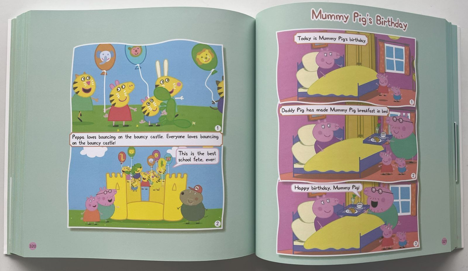 Peppa Pig ペッパピッグ漫画版シリーズ1 絵本2冊 全冊音源付動画付