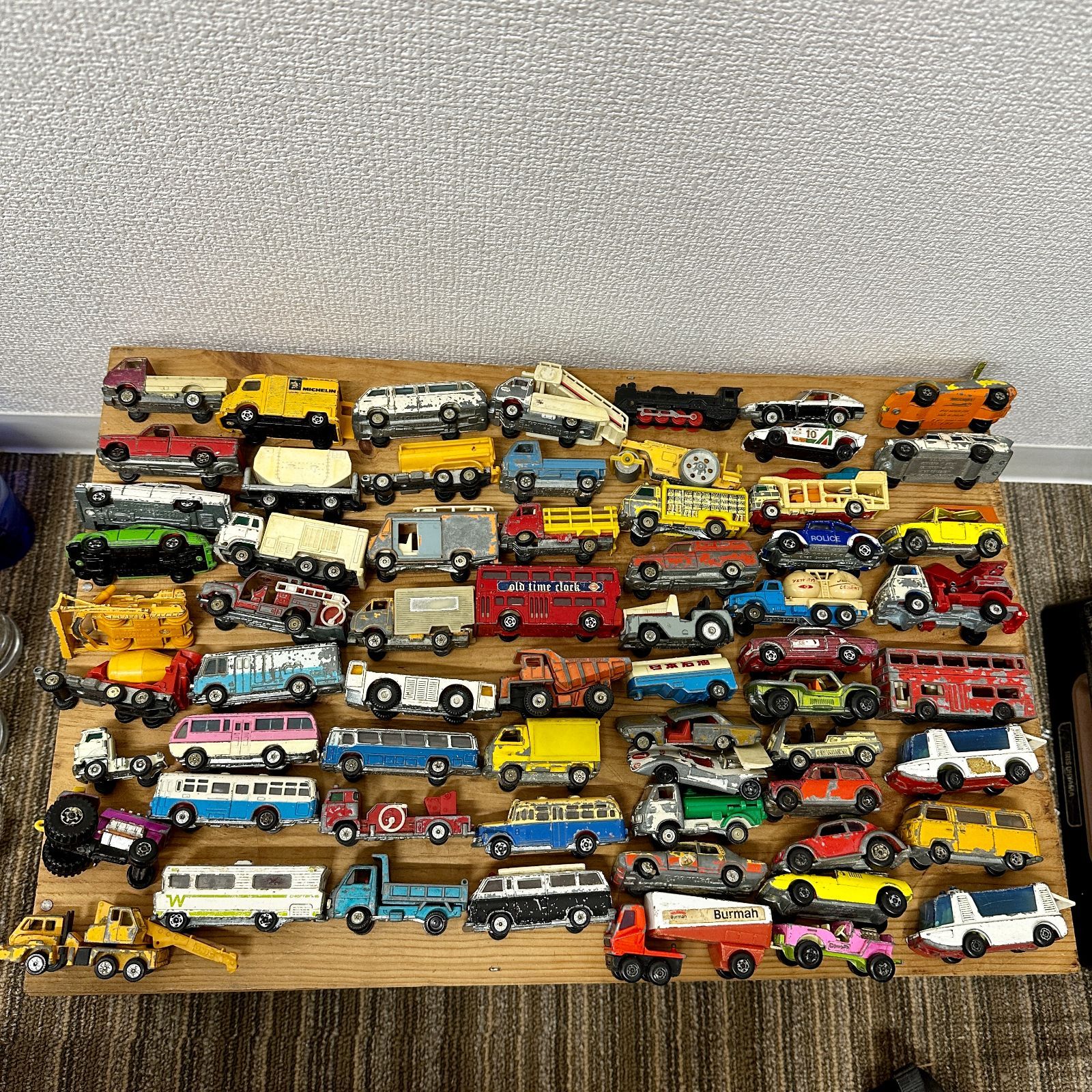 TOMICA トミカ 大量 まとめ売り 64台 日本製 ジャンク レア 当時物