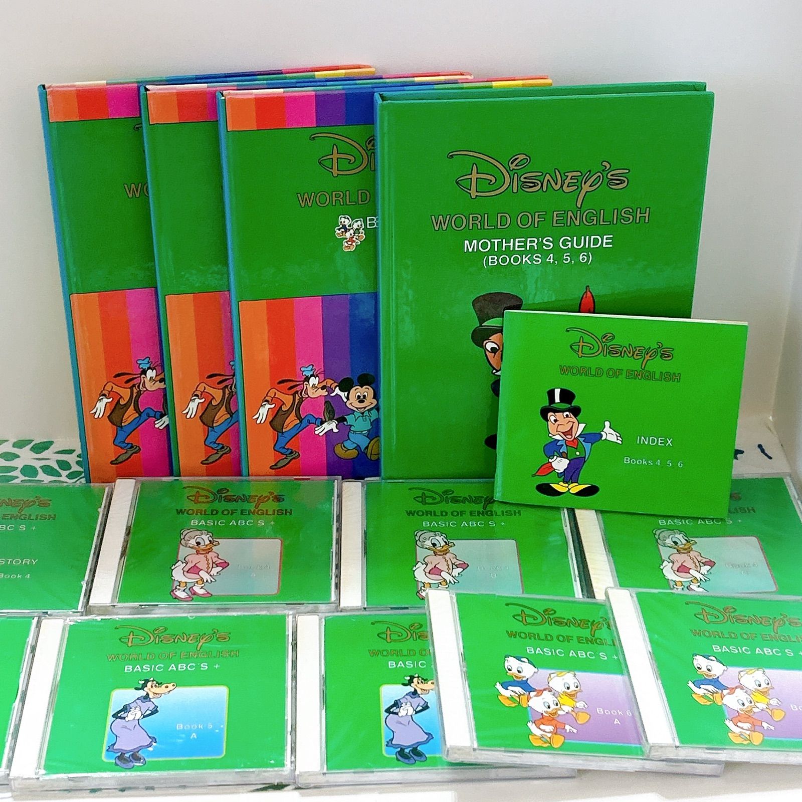 DWE Disney's World of English Basic ABC's＋ Book 4 5 6 10 11 12