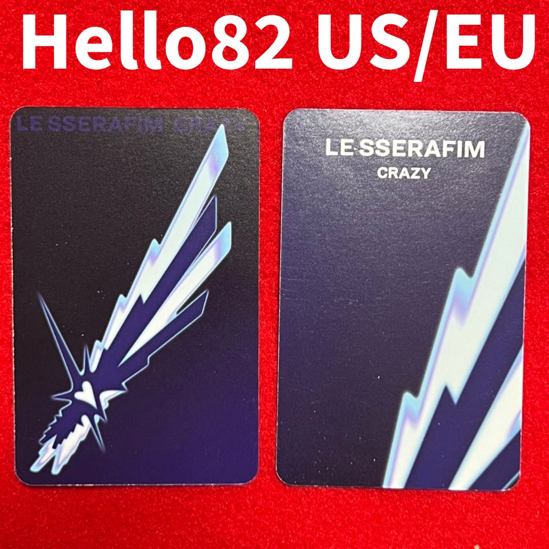 Le Sserafim Crazy Hello82 Crazy ウンチェ トレカ h82 ルセラフィム