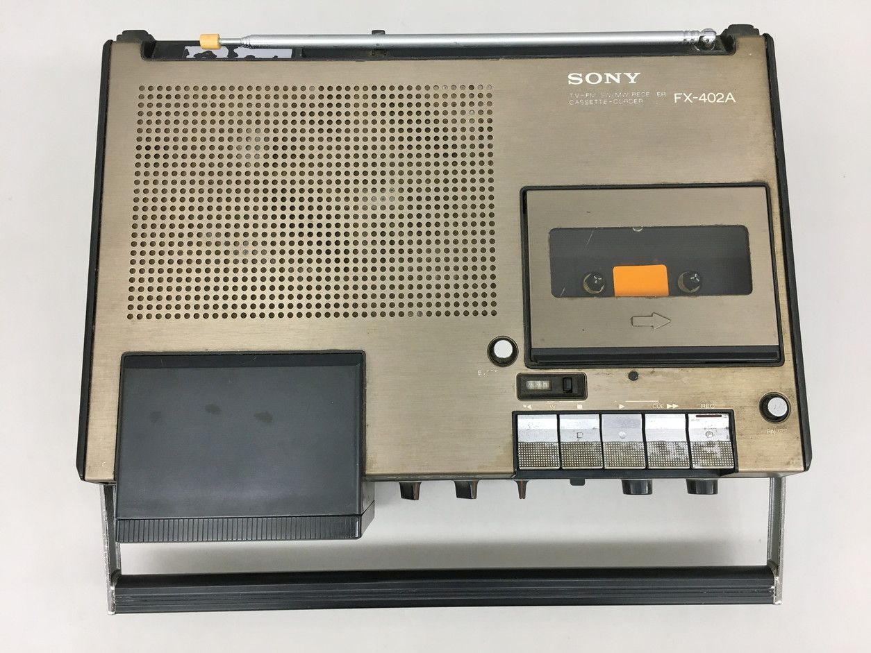TVラジオカセットレコーダー FX-402A ソニー SONY 長期保管現状品