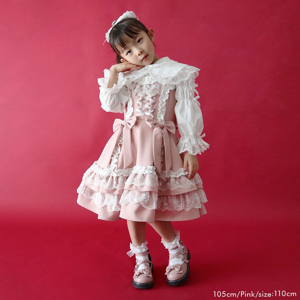 夢展望公式 [新品未使用] 甘ロリータプリンセスワンピース [ピンク] 他