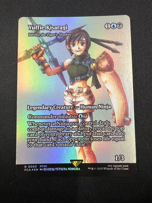 MTG FF Yuffie Kisaragi 虎の影、百合子 英語版 FOIL - メルカリ