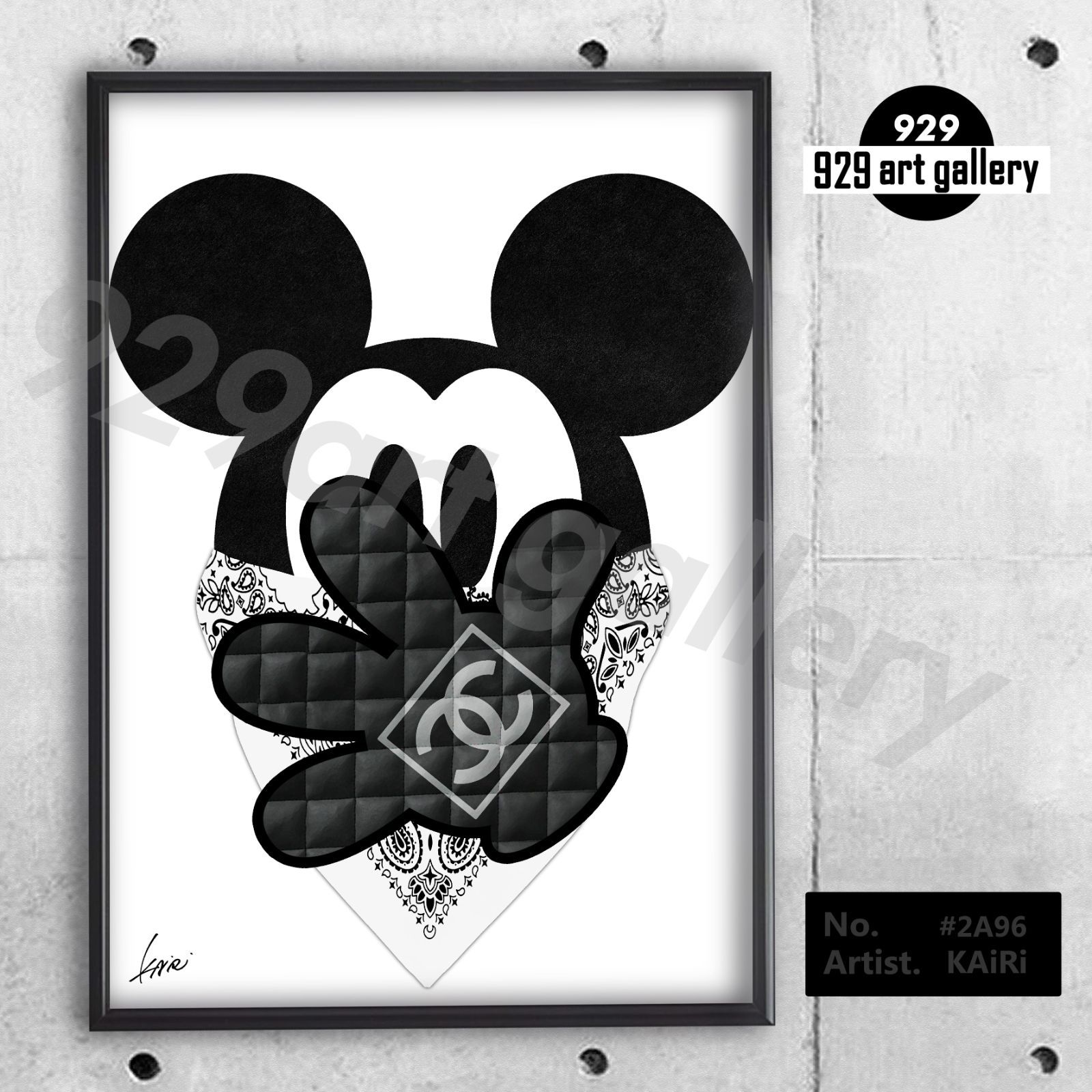 CHANEL type☆A4額装済オマージュアートインテリアポスター#296