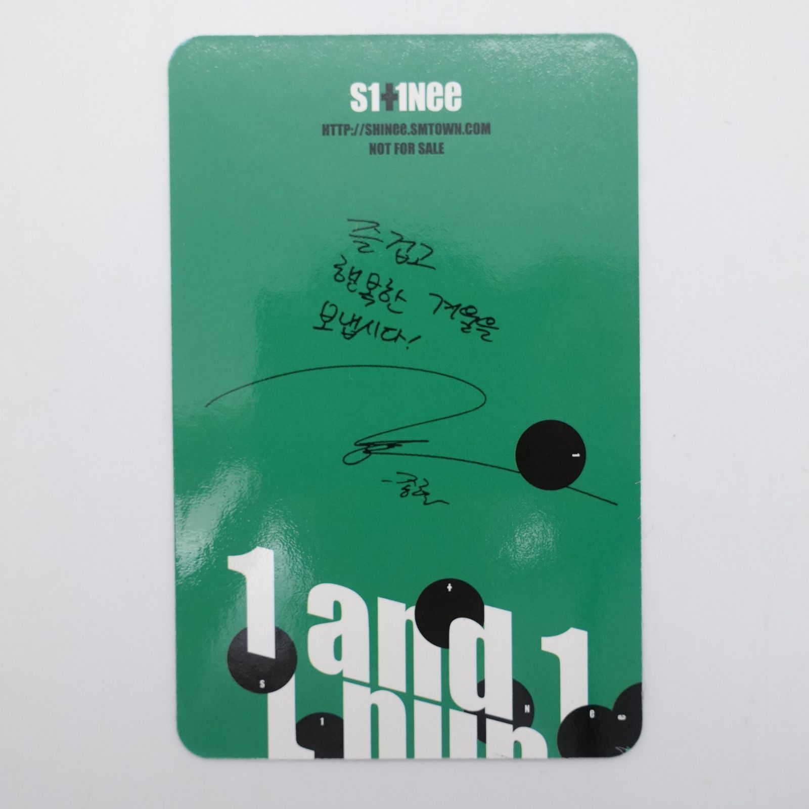 SHINee ジョンヒョン 1 and 1 アルバム CD トレカ フォト カード