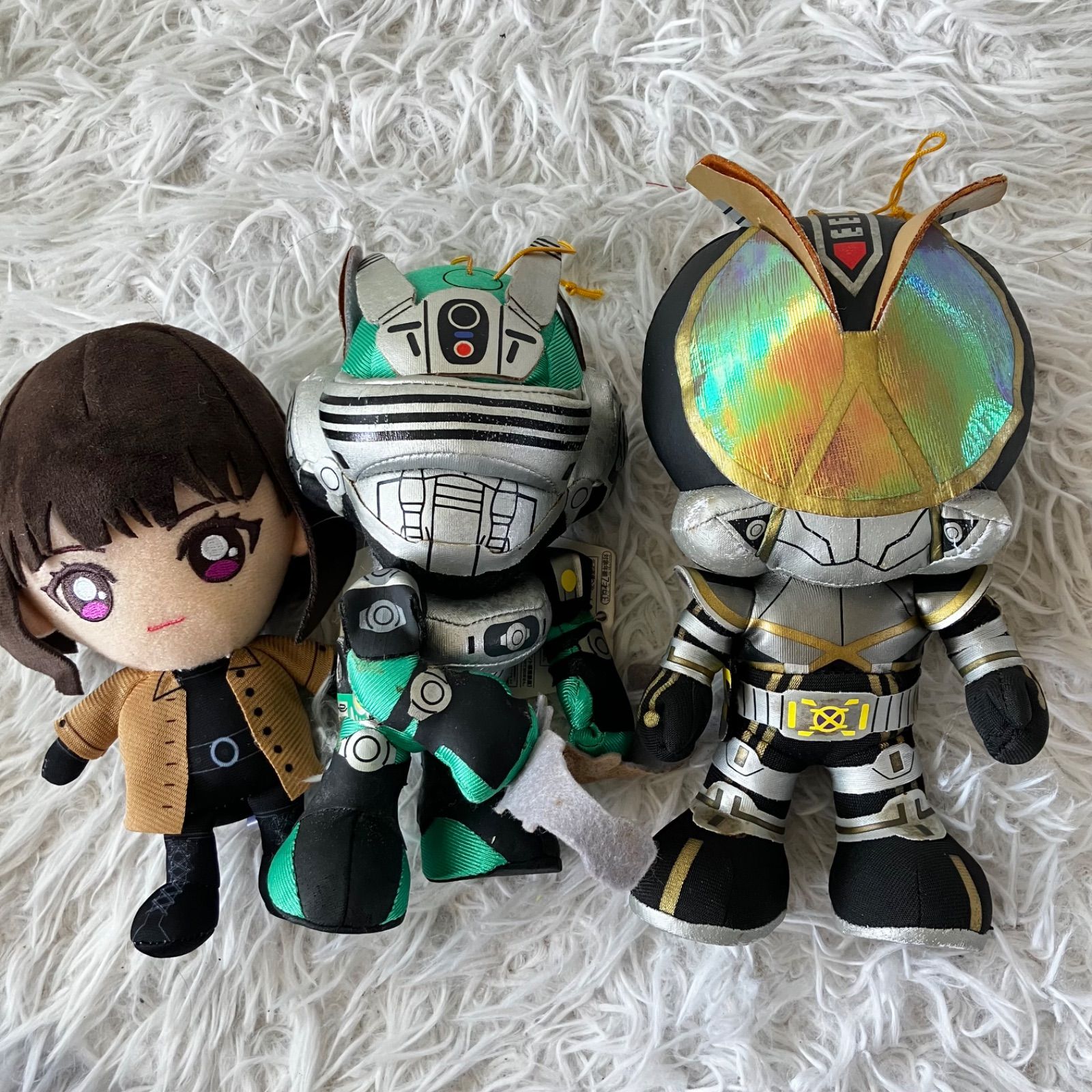仮面ライダーシリーズ ぬいぐるみ 3点セット 当時物 仮面ライダー龍騎