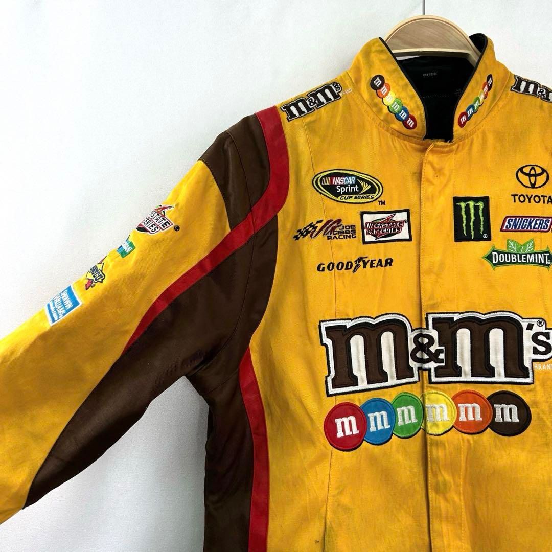 NASCAR ナスカー m&m's エムアンドエムズ 刺繍ロゴ 企業系 企業物