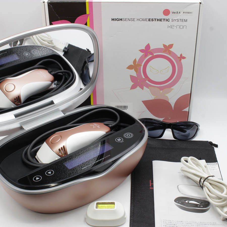 美容機器 Ver8.0 眉毛脱毛器付 使用僅少】脱毛器 ケノン Ver8.0 眉毛