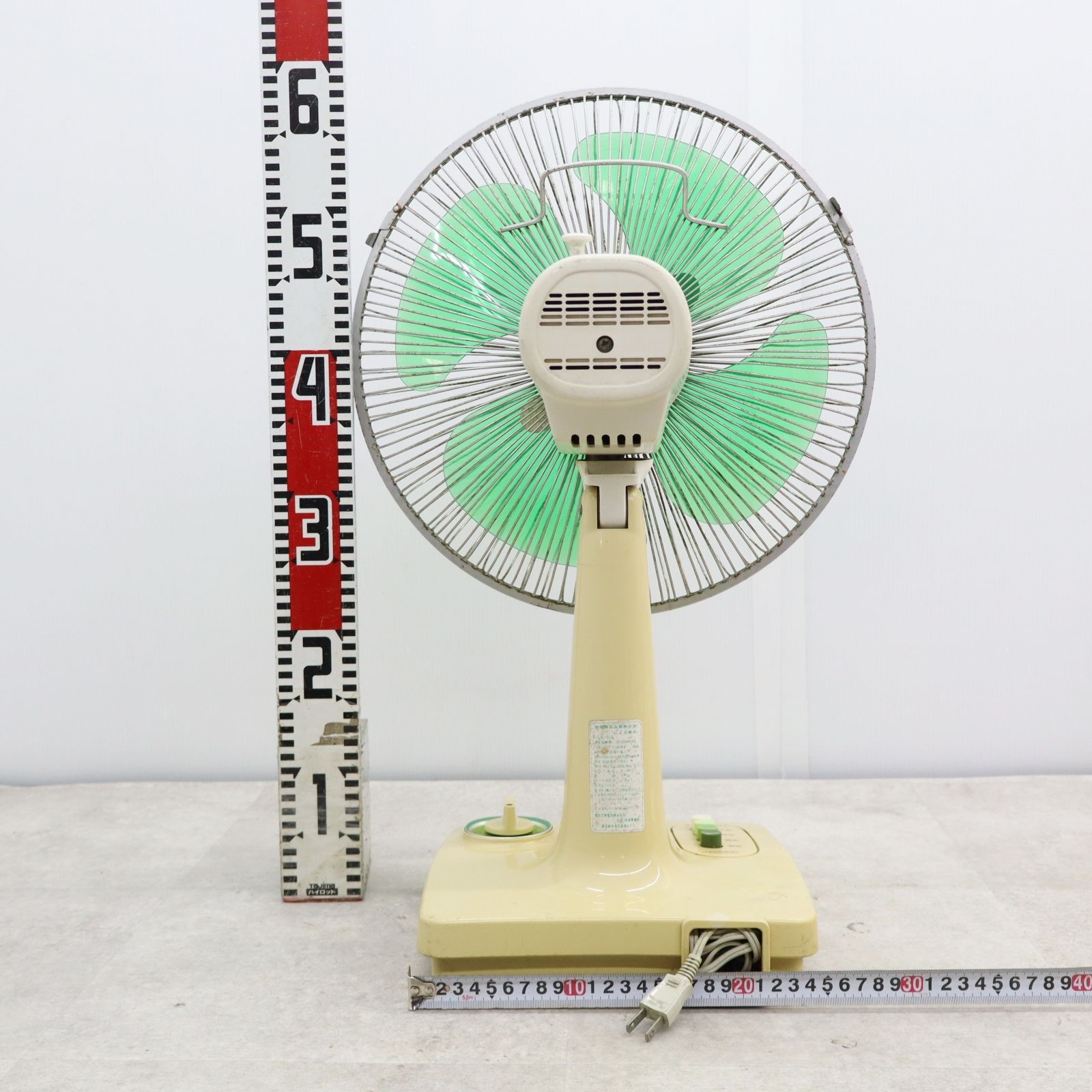 ▽当時物！ ｜レトロ 扇風機｜TOSHIBA 東芝 D-30D41G 羽根の大きさ