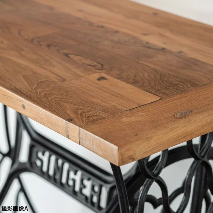 SINGER社製 足踏みミシン テーブル リメイク アンティークミシン