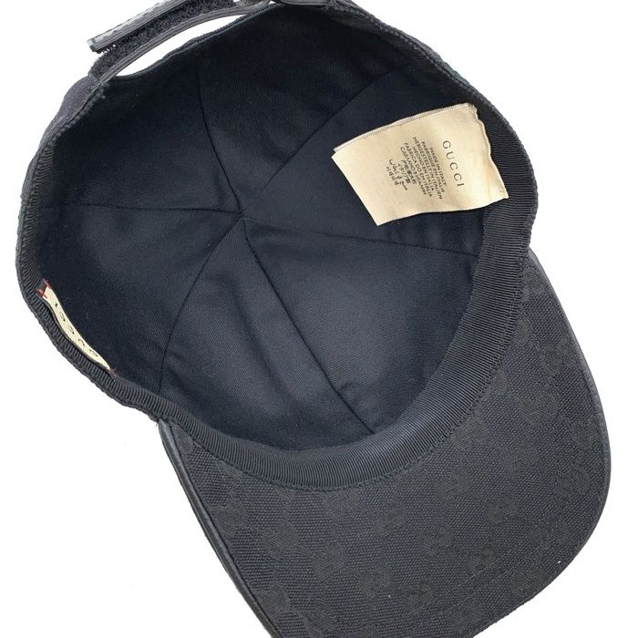 Gucci グッチ GGキャンバス シェリーライン ベースボールキャップ