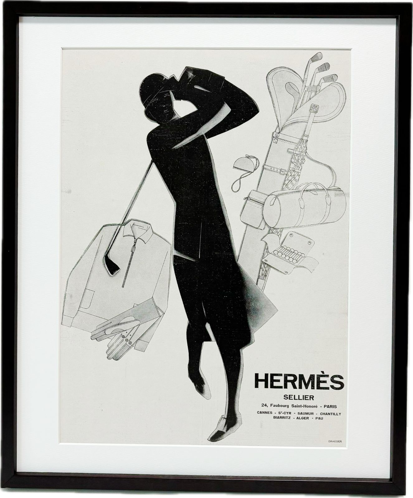 1929 広告＞HERMES エルメス ポスター ヴィンテージ アートポスター