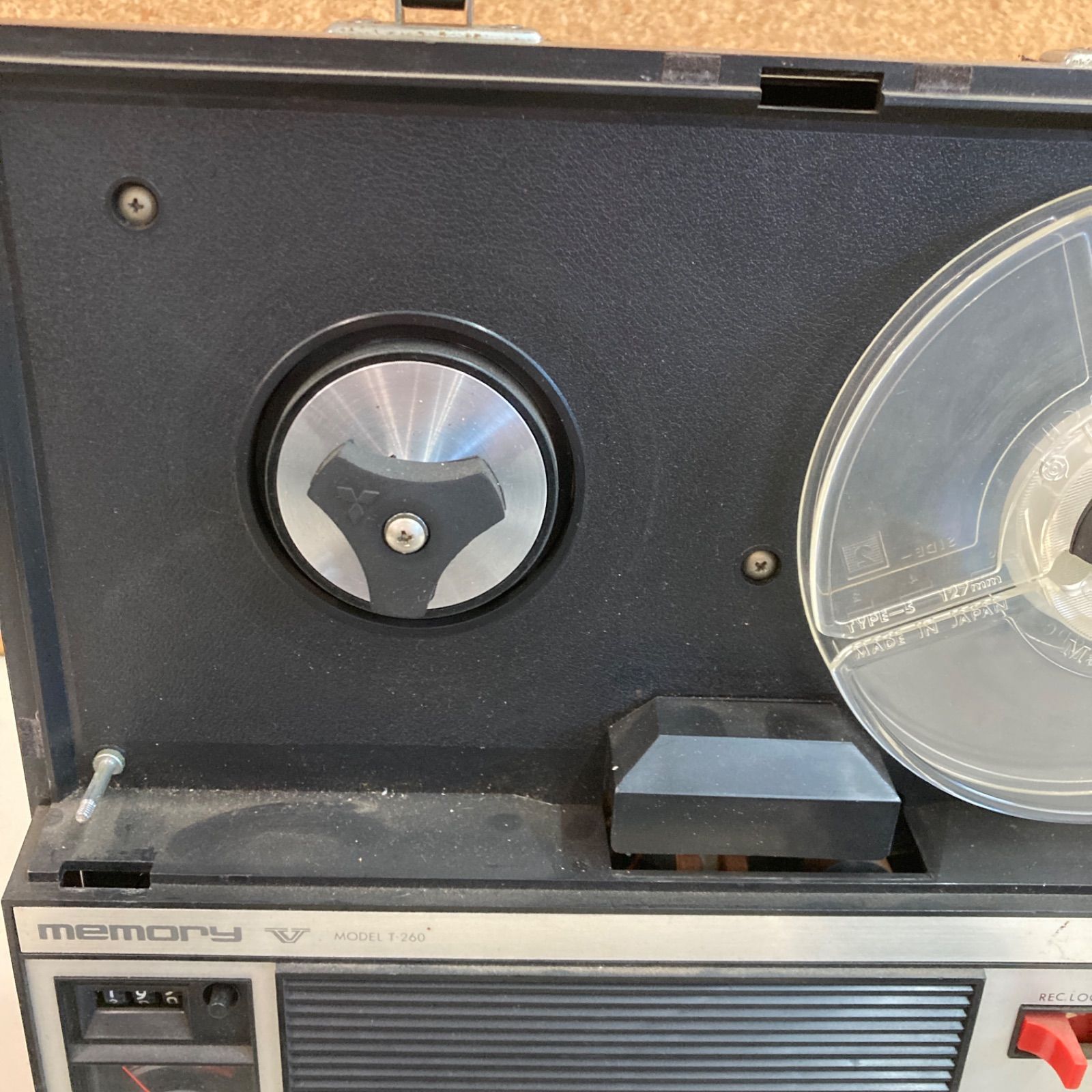 オープンリールデッキ テープレコーダー 三菱 MITSUBISHI T-260 昭和