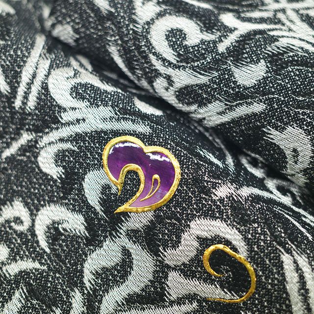 新品】 袋帯 未使用 フォーマル 螺鈿作家 藤本隆士 アメジスト 宝石