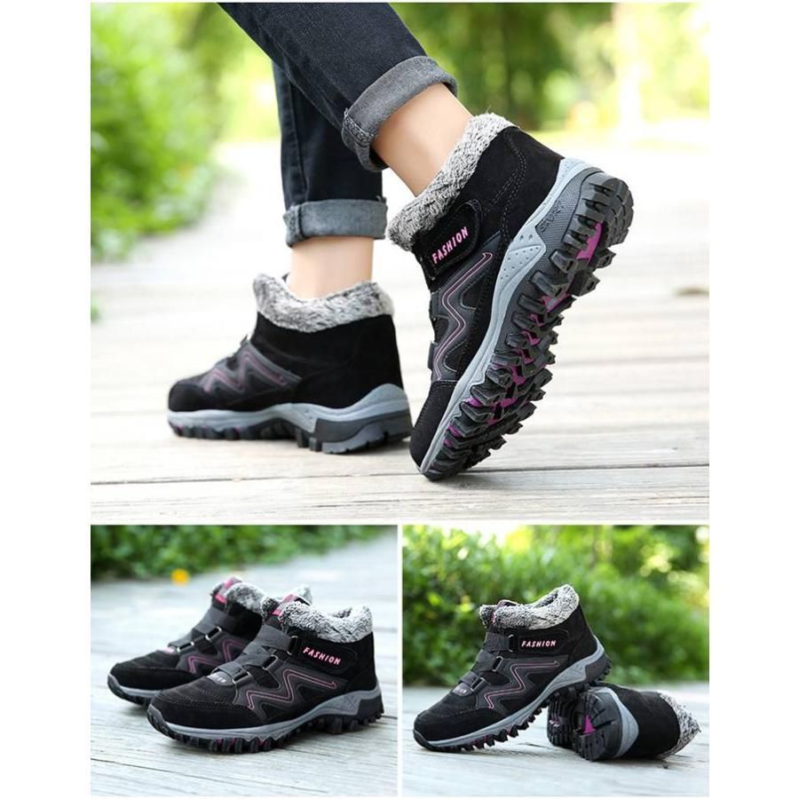 SOREL 】ファー付き ブラックスノーブーツ SOREL（ソレル） ブーツ