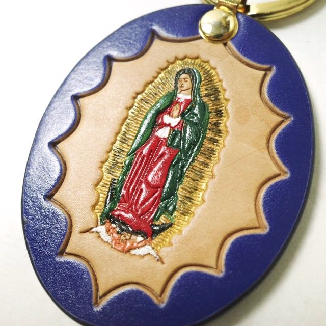 新品 SUPREME シュプリーム 23AW Guadalupe Leather Keychain