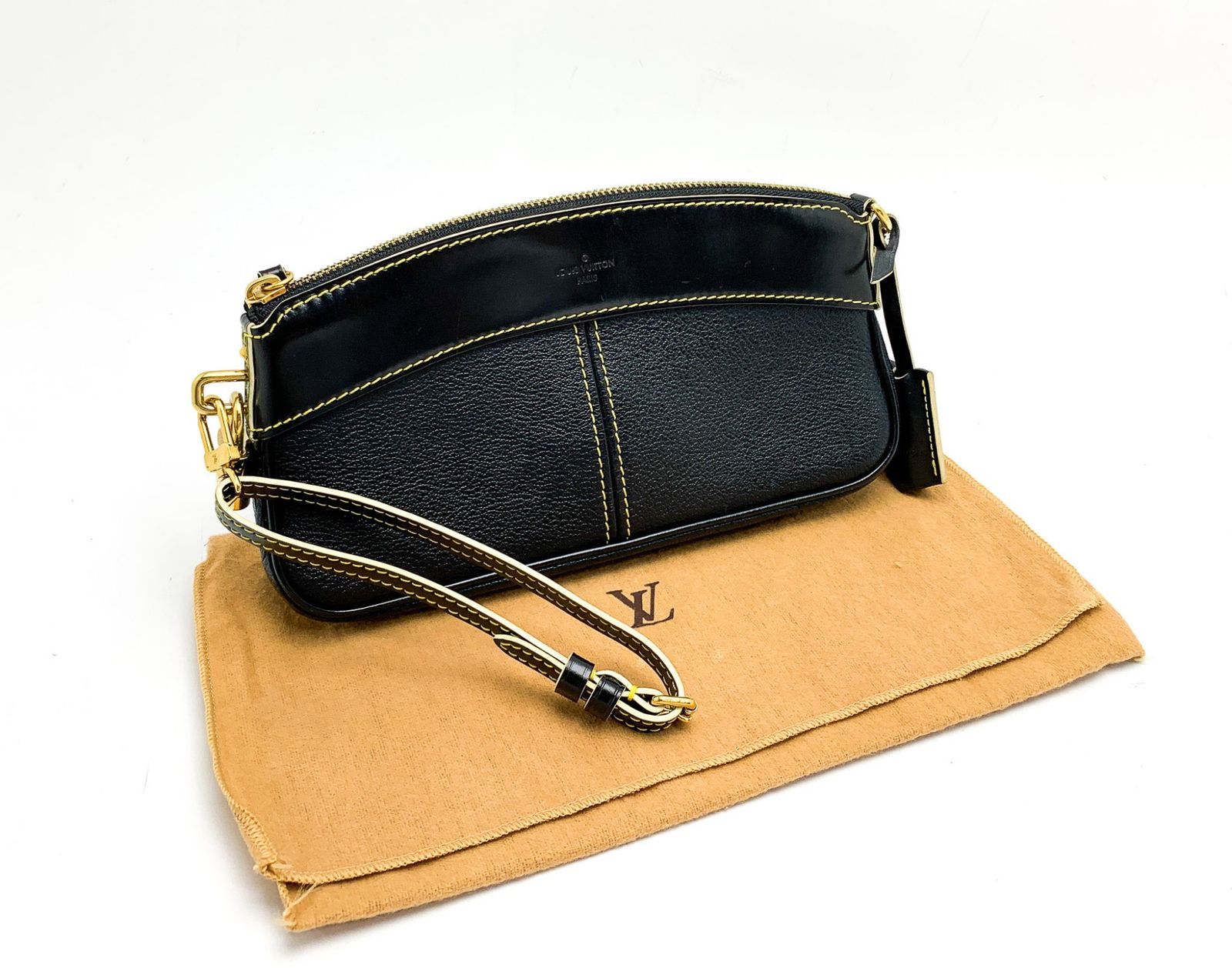 LOUIS VUITTON ルイヴィトン ブラック 黒 ノワール スハリレザー