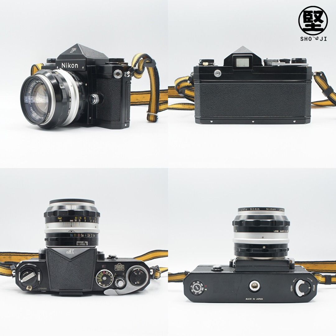 稀少完動品】Nikon F 黒アイレベル 富士山マーク シリアルF670 付属品