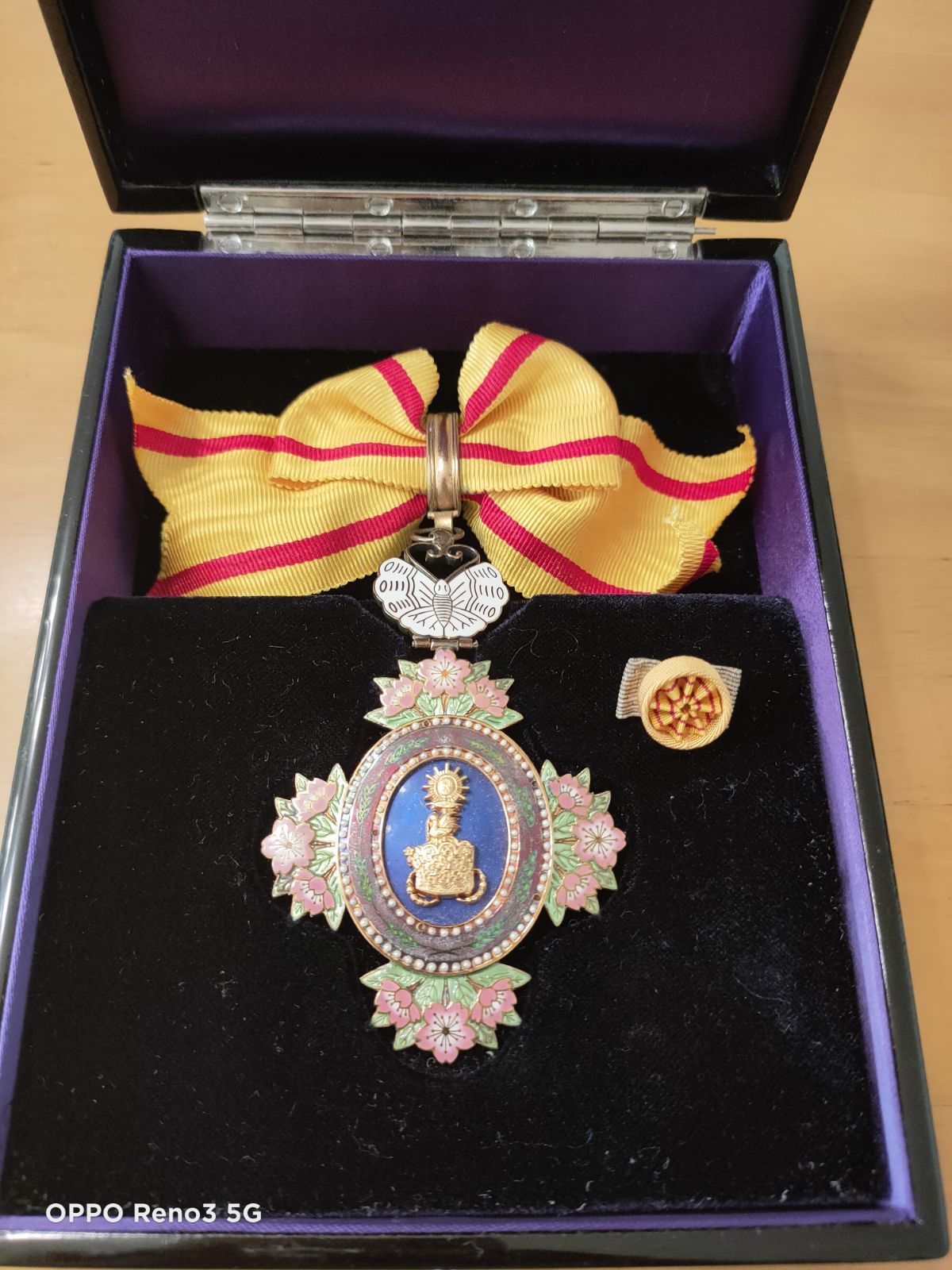 本物保証 極美品】功三級金鵄勲章 明治勲章 初期型 略綬付 完品 勲章