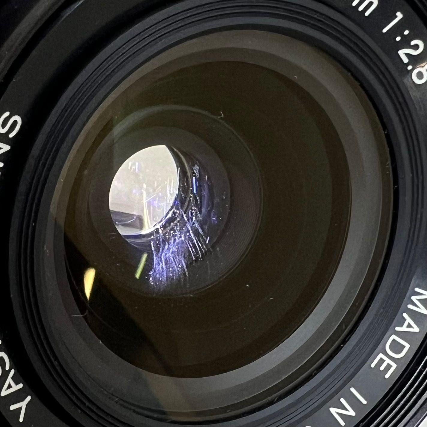 1-000032】 YASHICA ML 28mm F2.8 ヤシカ レンズ Y/Cマウント - メルカリ