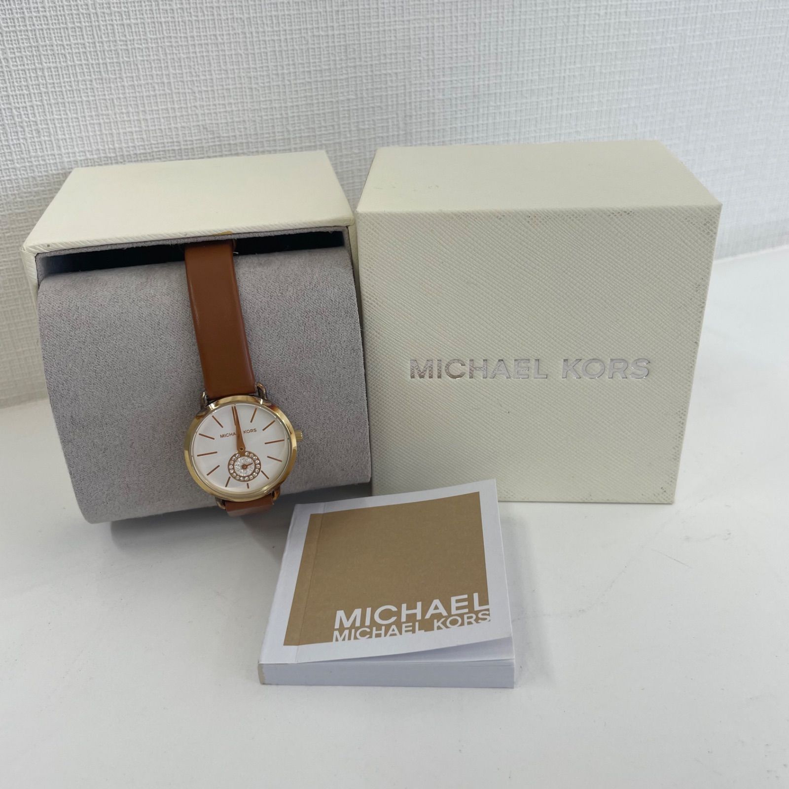 不動品】MICHAEL KORS マイケルコース MK-2734 シルバー文字盤
