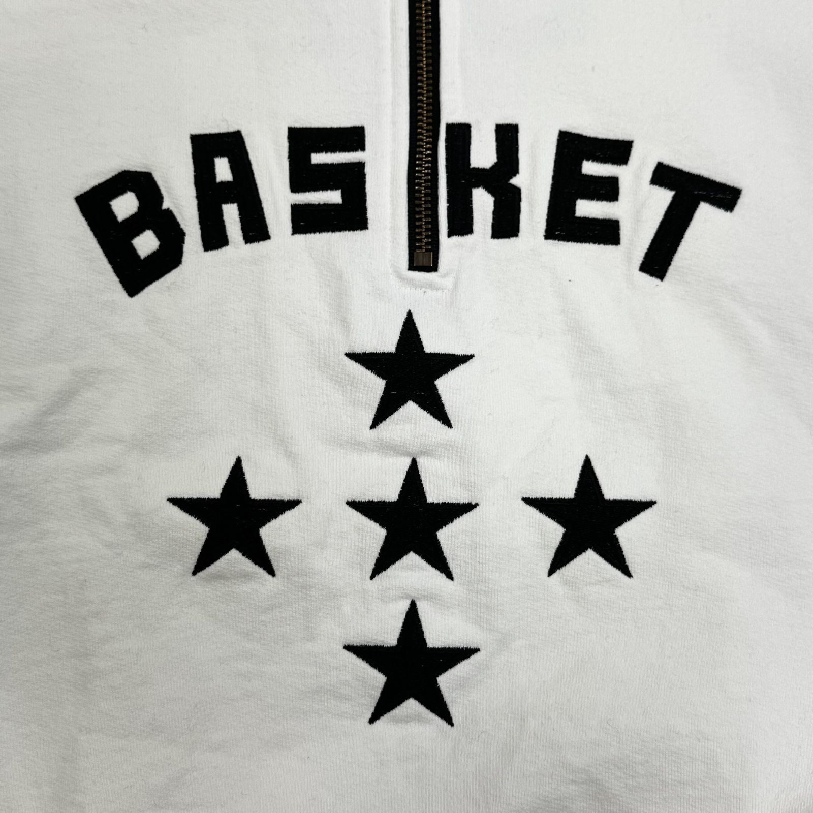 参考上代29700円 Basketcase quarter zip sweat クウォータージップ