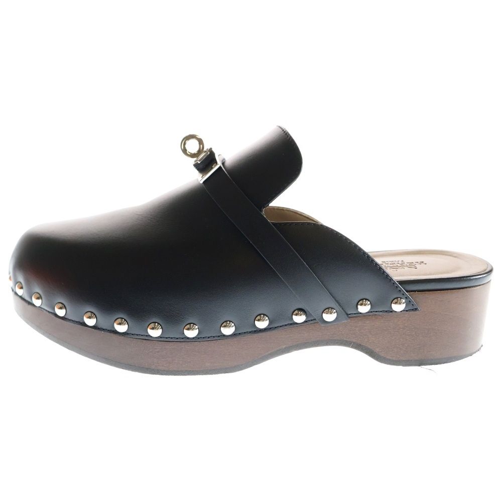 HERMES (エルメス) カルロッタ ケリー レザー サボ サンダル
