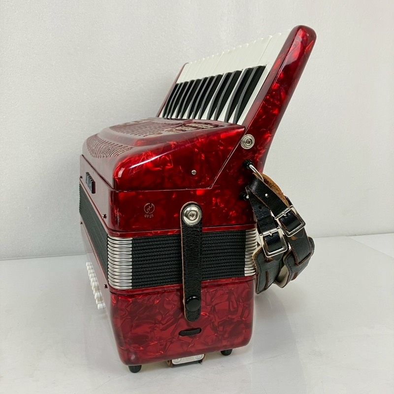 YAMAHA ヤマハ アコーディオン YA-18 25鍵盤 赤 8905 ケース付き